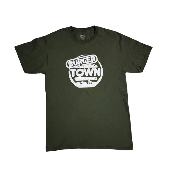 Burger Town Burger King Call of Duty Modwern Warfare Game Gamer Tshirt Sz.Medium - Picture 1 of 5